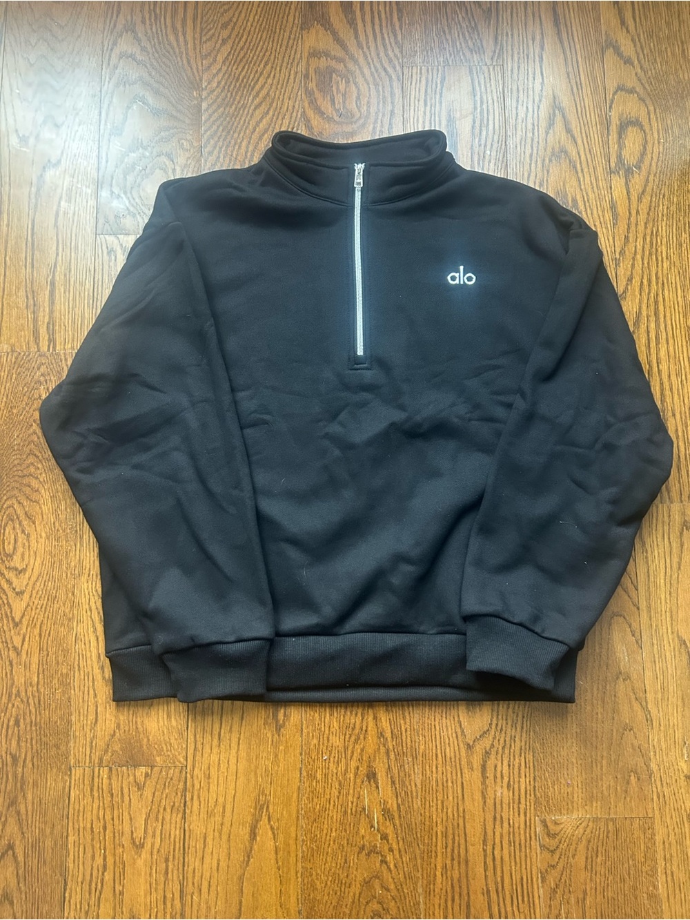 Alo black quarter zip